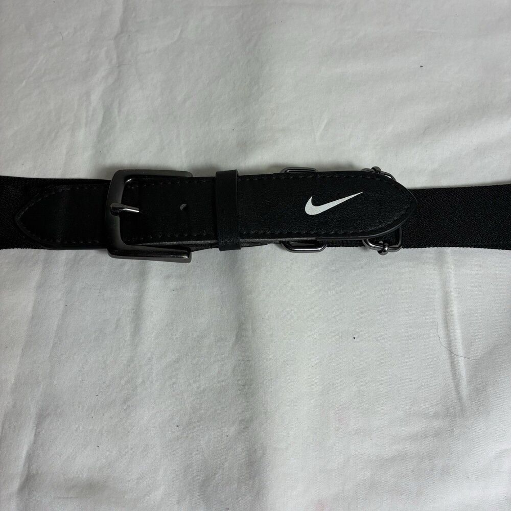 Nike Baseball Belt Adult Adjustable Stretch Baseball Softball Black One Size